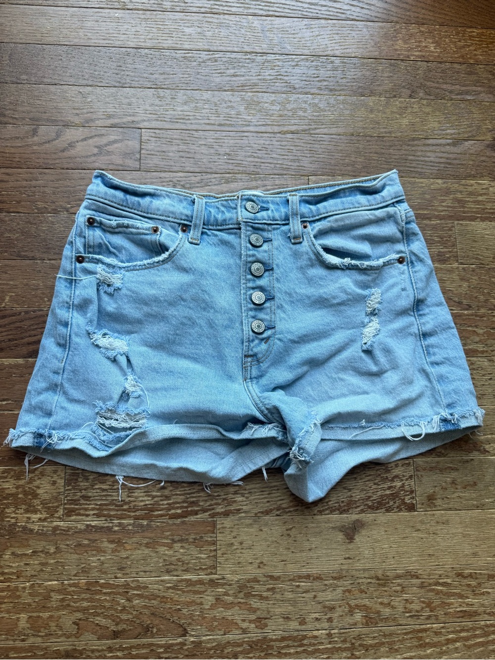 Abercrombie and Fitch High Rise Mom Shorts